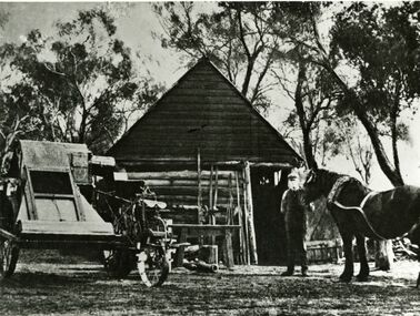 Photograph - Early McKay Harvester, [Late 1880s]