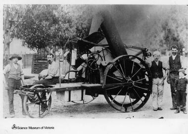 Photograph - Stripper harvester, [1890]
