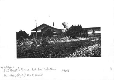 Photograph - Two houses in 1st Avenue Sunshine, 1943