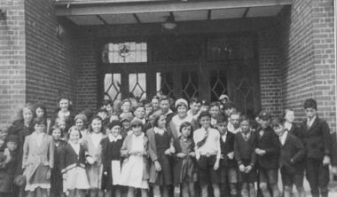 Photograph - Children and Sunshine Picture Theatre, Circa 1940s