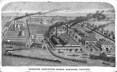 Artwork, other - Sunshine Harvester Works Sunshine Victoria, 1925