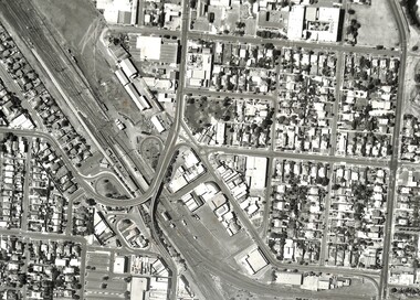 Photograph - Aerial view of Sunshine 1962 Photograph, 1962