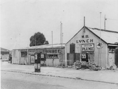 Photograph - MB Lynch garage, [Circa 1930's]