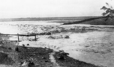 Photograph - Kororoit Creek flood photo, [circa 1960s]