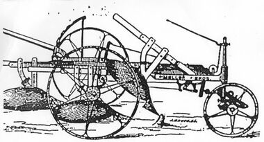 Drawing - Mellor brothers Stump jump plow