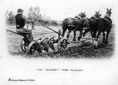 Photograph - Sunray Disc plough