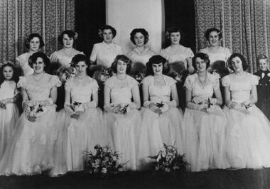 Photograph - St Marks 1952 Debutante Set, 1952