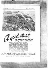 Document - McKay Massey Harris Pty Ltd Carrer Advertisement, 1935