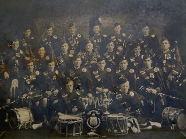 Photograph - Champion Highland Band, 1920