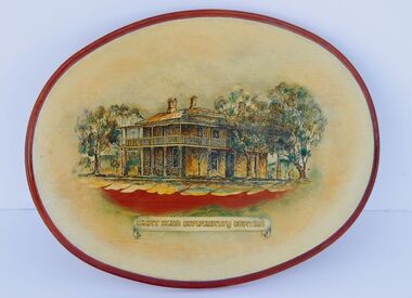 Painting - Painting of the Hunt Club Commmunity Centre, Lilley Teters, 1990