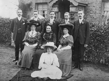 Photograph - Francis family group photo