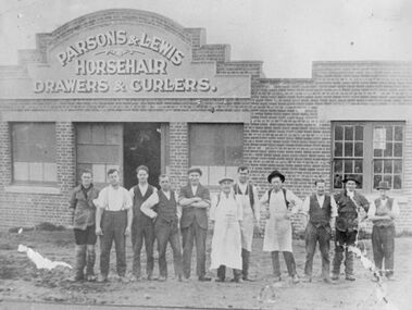 Photograph - Workers of Parsons and Lewis factory, 1920