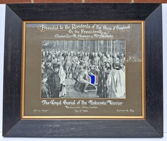 Photograph - The Royal Burial Of Unknown Warrior Westminster Abbey London Nov 11th 1929 Photograph, 1927
