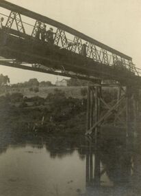 Photograph - Mr. Syd Dunn diving, 1921