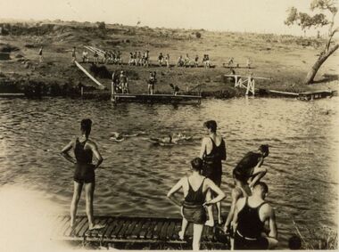 Photograph - Swimming Pool Kororoit Creek, 1935