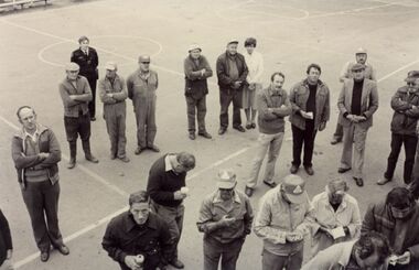 Photograph - Operation Green Thumb after 1983 Ash Wednesday fires, 1983