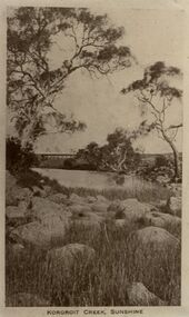 Photograph - Kororoit Creek looking south