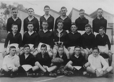 Photograph - Sunshine Boys Technical School football team, 1938, 1938