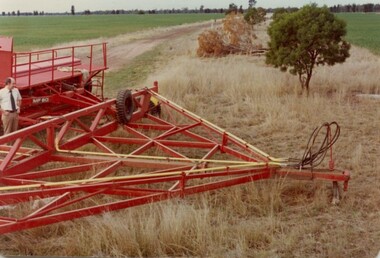 Photograph - A multiple hitch manufactured in Queensland by Massey Ferguson, [early 1980's]