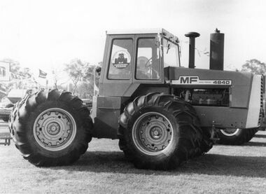 Photograph - Massey Ferguson tractors, [1980s]