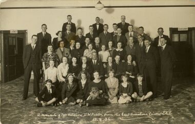 Photograph - East Sunshine Cricket Club - Mr Walter Peeler receiving an award, 1936
