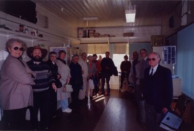 Photograph - Sunshine signal box visit, 1998