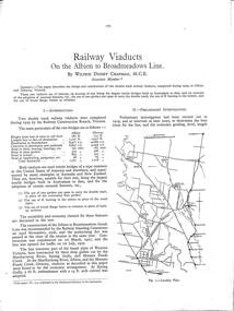 Document - Railway Viaducts Construction Albion to Broadmeadows Line