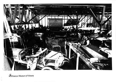 Photograph - H.V. McKay Car Body Shop, 1910?