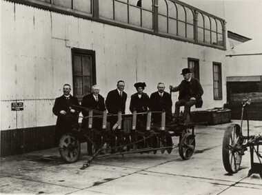 Photograph - Visit to the Sunshine Harvester Works 1914 by Governor General, 1914