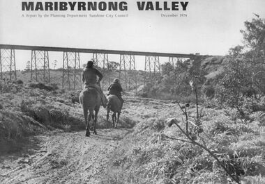 Photograph - Maribyrnong River and Valley 1974, 1974