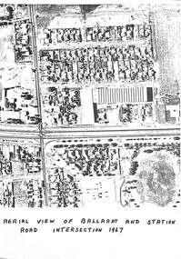 Photograph - Aerial view of Ballarat Road and Station Road Deer Park 1967, 1967