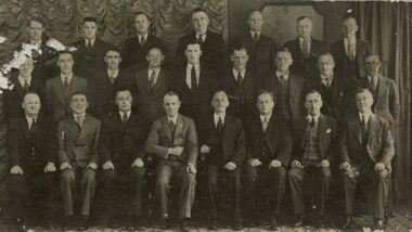 Photograph - Sunshine Football Club committee members 1937, 1937