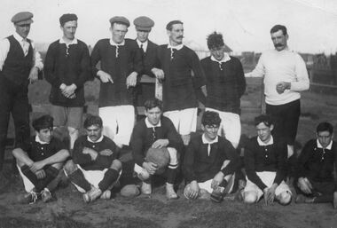 Photograph - Sunshine Harvester Works Soccer team 1912, 1912