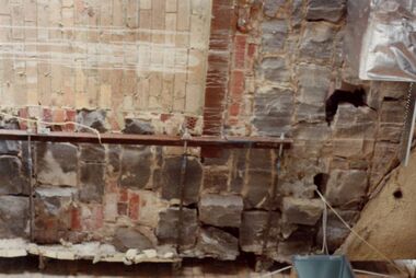 Photograph - Masonary at the Deer Park Hotel, 1991