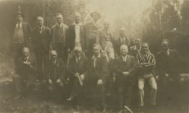 Photograph - Braybrook Shire Council visit to Melbourne Metropolitan Board of Works catchment, [1930s]