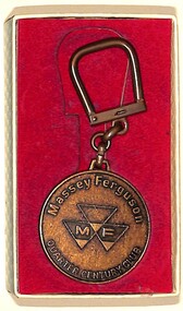 Medal - Massey Ferguson Quarter Century Club Medallion and pins presented to Mr F Laverick