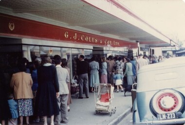 Photograph - GJ Coles store opening, early 1950s