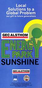 Pamphlet - Sunshine Energy Park 1993, [circa 1993]