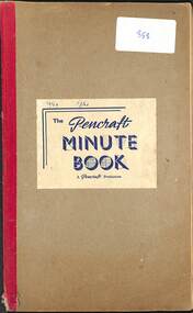 Administrative record - Sunshine Bowling Club Minute Book 1958 - 1959, 1985-1989