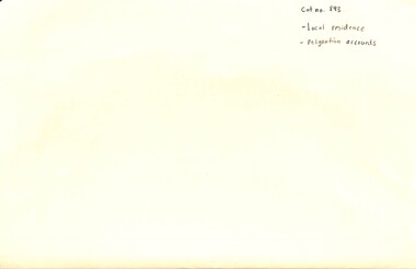 Archive - Local Residence & Migration Accounts Articles, Various, 1989 -1999
