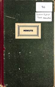 Administrative record - Sunshine District Tennis Association General Meetings Minute Book 1961 to 1973, 1961 - 1973