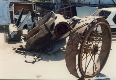 Photograph - Early McKay stripper harvester, 31503