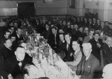 Photograph - Sunshine Cricket Club Inaugural Dinner, Fliff, Ronald, 1948