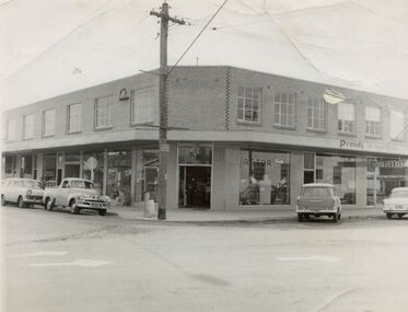 Photograph - Shops Dickson Street Corner Clarke Street, 1962