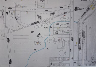 Plan - Mr William Hyett Map of Tottenham, 1993