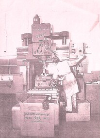 Photograph - H.V. McKay Massey Harris toolshop equipment, [circa 1960s]
