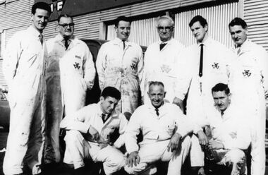 Photograph - McKay tractor supervisors, 1952