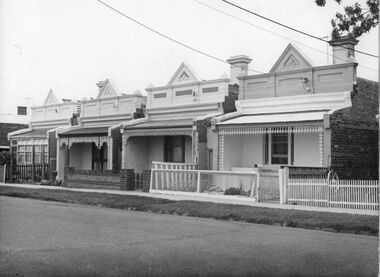Photograph - Terrace houses Benjamin Street Sunshine, Brooks, Mike, 1977