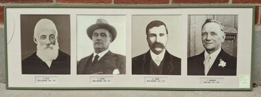 Photograph - Shire of Braybrook and City of Sunshine Town Clerks amd Shire Secretaries Portraits, 1860-1994