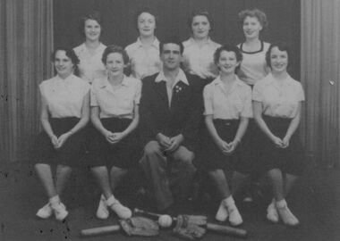 Photograph - Sunshine Colts Softball team photo 1953 - 1954, 1954